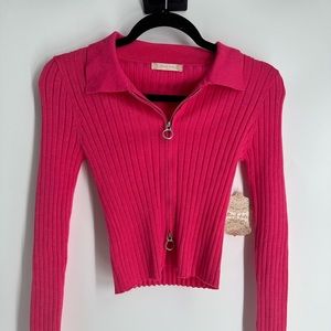 🌞 Altar’d State cropped zipper sweater